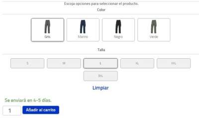 Variaciones Woocommerce, atributos visuales para Woocommerce
